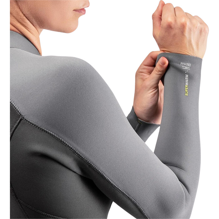 2024 Zhik Womens Superwarm X Neoprene Wetsuit Top DTP-1180-GRY - Grey